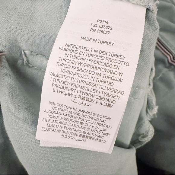 Boden Cotton Straight Leg Pants Mint Green Casual - Picture 5 of 7